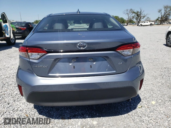 2024 Toyota Corolla LE with VIN 5YFB4MDE3RP187201, listed as a Copart auction lot 49398565 with 38,020 mi miles and Salvage Title. Bid and sale history available at carsss.com. Image 6.