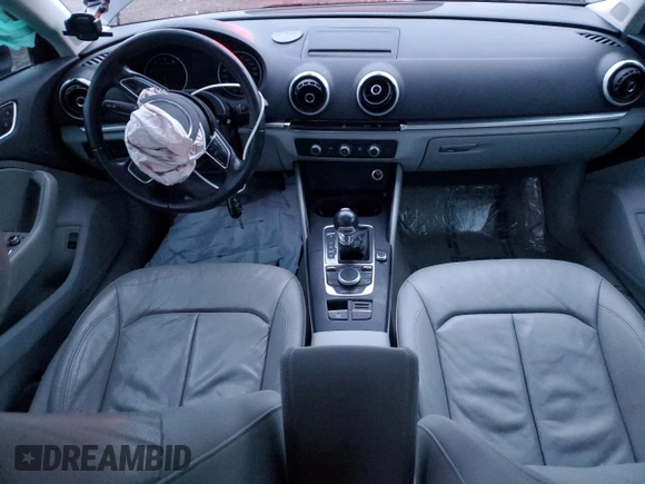 2015 Audi A3 1.8T Premium with VIN WAUACGFF3F1006214, listed as a Copart auction lot 85088884 with 0 mi miles and Salvage Title. Bid and sale history available at carsss.com. Image 8.