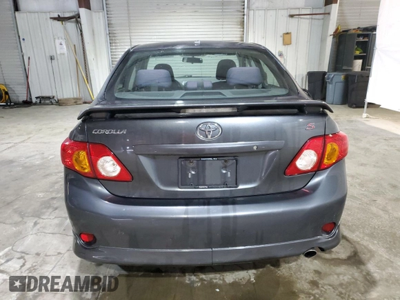 2009 Toyota Corolla with VIN 1NXBU40E49Z072000, listed as a Copart auction lot 55292905 with 188,275 mi miles and Clean Title. Bid and sale history available at carsss.com. Image 6.