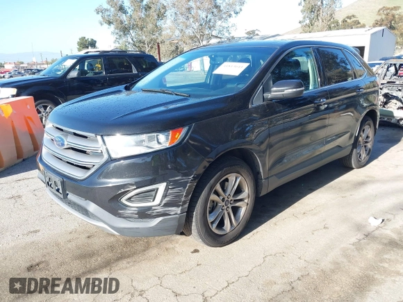 2015 Ford Edge SEL with VIN 2FMTK3J85FBB34115, listed as a IAAI auction lot 41813644 with 143,099 mi miles. Bid and sale history available at carsss.com. Image 20.
