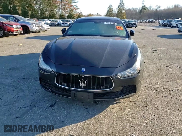 2017 Maserati Ghibli S Q4 with VIN ZAM57RTL1H1248366, listed as a Copart auction lot 40912494 with 103,209 mi miles. Bid and sale history available at carsss.com. Image 10.
