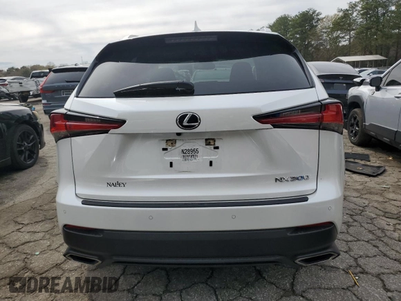 2020 Lexus NX with VIN JTJDARBZ4L5011926, listed as a Copart auction lot 50135625 with 47,238 mi miles and Salvage Title. Bid and sale history available at carsss.com. Image 6.