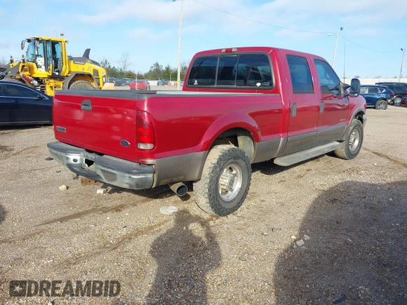 2002 Ford Super Duty F-250 XL with VIN 1FTNW21F02EC21350, listed as a IAAI auction lot 41446119 with 369,900 mi miles. Bid and sale history available at carsss.com. Image 4.