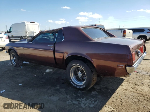 1969 Ford Mustang с VIN 0T01F114848, выставлен на аукционе Copart как лот 47649415 с пробегом Не указан миль и Списание • Salvage title. История ставок и продаж доступна на DreamBid. Изображение 2.