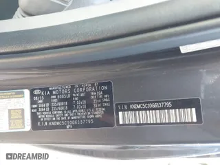 2016 Kia Sedona EX with VIN KNDMC5C10G6137795, listed as a IAAI auction lot 41015257 with 114,347 mi miles. Bid and sale history available at carsss.com. Image 9.