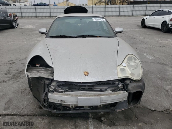 2004 Porsche 911 Carrera with VIN WP0AA29904S623031, listed as a Copart auction lot 76551074 with 145478 miles and Salvage Title. Bid and sale history available at carsss.com. Image 5.