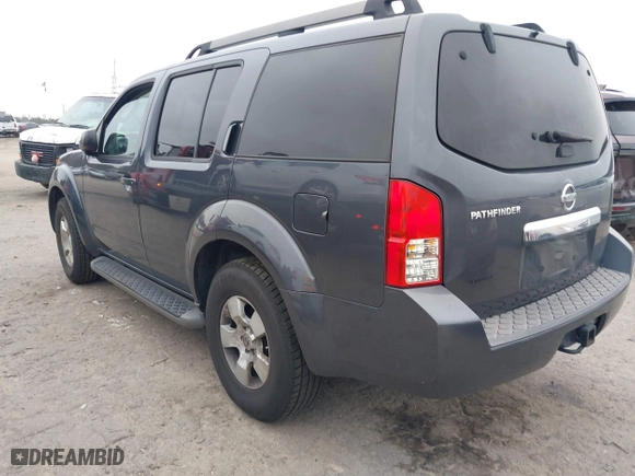 2012 Nissan Pathfinder SV with VIN 5N1AR1NN2CC602000, listed as a IAAI auction lot 41139657 with 161,028 mi miles. Bid and sale history available at carsss.com. Image 3.
