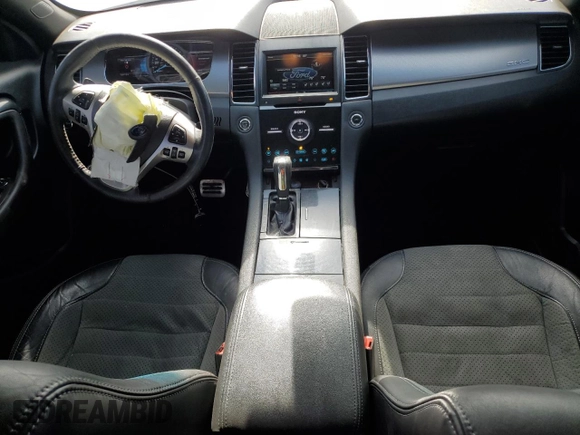 2015 Ford Taurus SHO with VIN 1FAHP2KT0FG116130, listed as a Copart auction lot 46403495 with 122,811 mi miles and Salvage title. Bid and sale history available at DreamBid. Image 8.