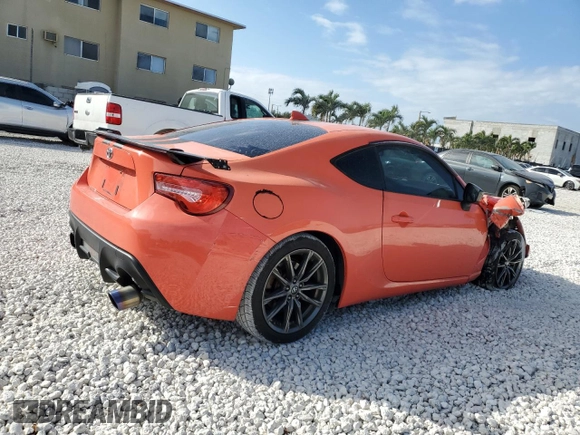 2017 Toyota 86 with VIN JF1ZNAA15H9708487, listed as a Copart auction lot 84851934 with 68,966 mi miles and Salvage Title. Bid and sale history available at carsss.com. Image 3.