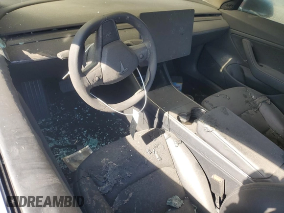 2018 Tesla Model 3 Long Range Battery with VIN 5YJ3E1EA9JF016464, listed as a Copart auction lot 46349505 with Not Provided miles and Salvage Title. Bid and sale history available at DreamBid. Image 8.