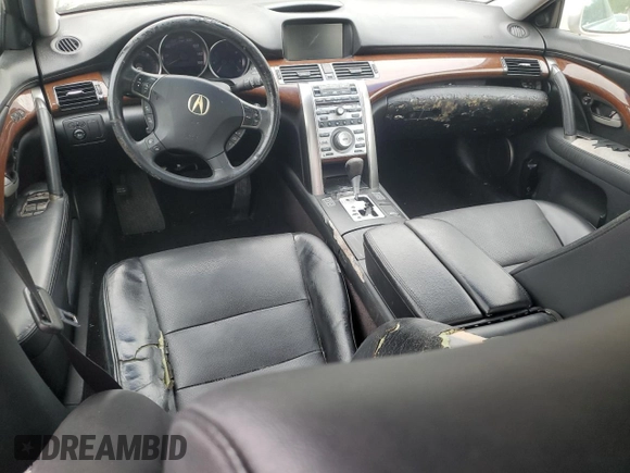 2006 Acura RL with VIN JH4KB16506C011002, listed as a Copart auction lot 53621895 with 171,105 mi miles and Salvage Title. Bid and sale history available at DreamBid. Image 8.