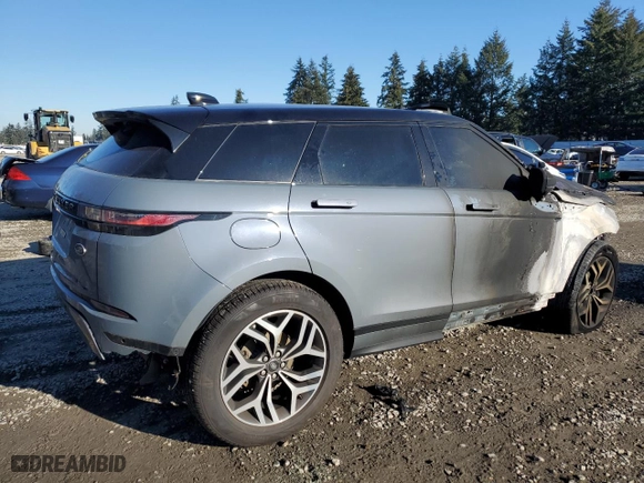 2020 Land Rover Range Rover Evoque First Edition with VIN SALZL2FX8LH025158, listed as a Copart auction lot 42766425 with 0 mi miles and Salvage Title. Bid and sale history available at carsss.com. Image 3.