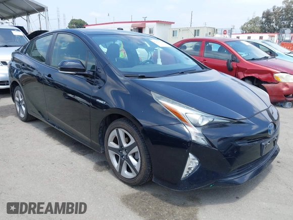 2017 Toyota Prius Two with VIN JTDKARFUXH3041668, listed as a IAAI auction lot 42421754 with 57,677 mi miles and . Bid and sale history available at DreamBid. Image 1.