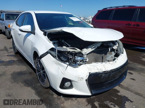 2016 Toyota Corolla L with VIN 5YFBURHEXGP447551, listed as a IAAI auction lot 42316667 with 115,296 mi miles and . Bid and sale history available at DreamBid. Image 6.