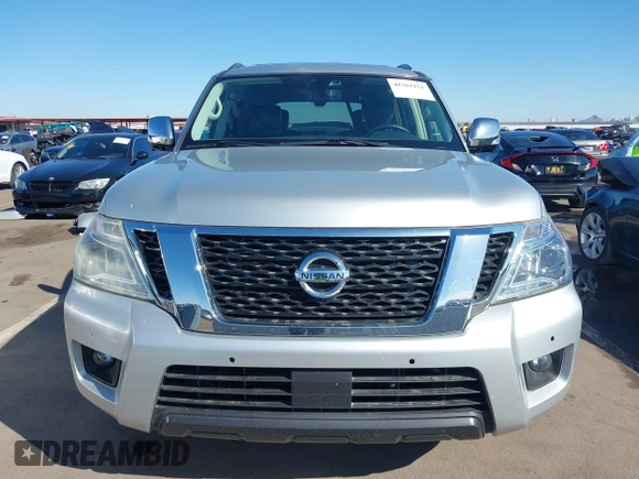2018 Nissan Armada Platinum with VIN JN8AY2NF8J9331724, listed as a IAAI auction lot 41761151 with 64,975 mi miles. Bid and sale history available at carsss.com. Image 12.