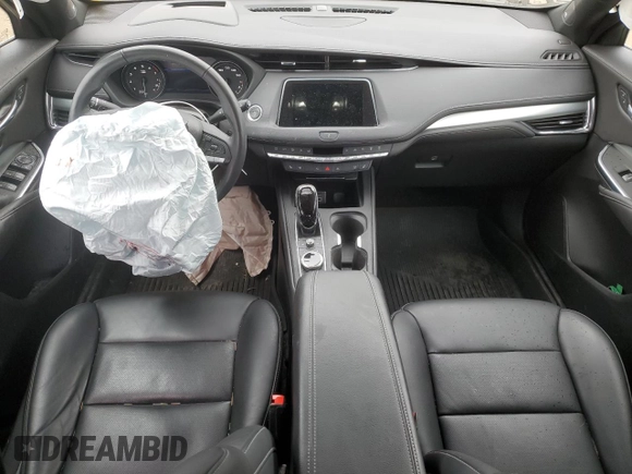 2022 Cadillac XT4 AWD Premium Luxury with VIN 1GYFZDR43NF132553, listed as a Copart auction lot 50869955 with 25,412 mi miles and Salvage title. Bid and sale history available at DreamBid. Image 8.