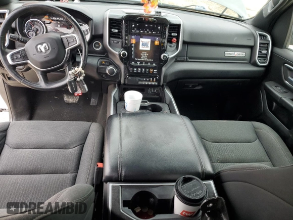 2020 Ram 1500 Lone Star with VIN 1C6RREFT8LN372504, listed as a Copart auction lot 45319515 with 93,460 mi miles and Salvage title. Bid and sale history available at DreamBid. Image 8.