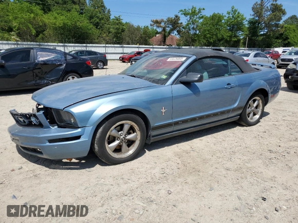 2006 Ford Mustang Standard with VIN 1ZVFT84N165257831, listed as a Copart auction lot 55526005 with 123,603 mi miles and Clean title. Bid and sale history available at DreamBid. Image 1.