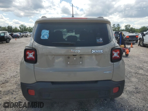 2015 Jeep Renegade Latitude with VIN ZACCJABT0FPB53850, listed as a Copart auction lot 56429575 with 135,241 mi miles and Clean Title. Bid and sale history available at DreamBid. Image 6.