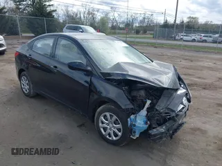 2013 Hyundai Accent GLS with VIN KMHCT4AE9DU584060, listed as a IAAI auction lot 41776202 with 287,477 mi miles. Bid and sale history available at carsss.com. Image 1.
