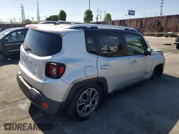 2015 Jeep Renegade Limited z VIN ZACCJADT6FPB79524, wystawiony jako Copart lot #57915315 z przebiegiem 73 810 mil mil oraz Szkoda całkowita • Salvage title. Historia ofert i sprzedaży dostępna na DreamBid. Obrazek 3.
