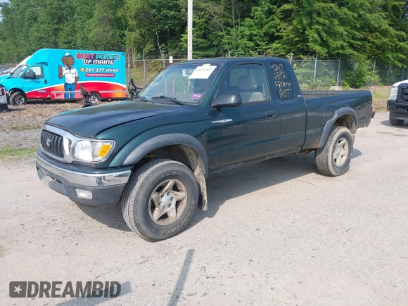 2002 Toyota Tacoma with VIN 5TEWM72NX2Z097369, listed as a IAAI auction lot 42476892 with 90,855 mi miles and . Bid and sale history available at DreamBid. Image 2.