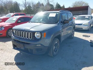2017 Jeep Renegade Sport with VIN ZACCJBAB9HPG19367, listed as a IAAI auction lot 41818793 with 77,652 mi miles and . Bid and sale history available at carsss.com. Image 17.