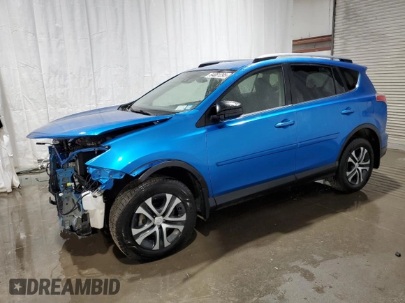 2018 Toyota RAV4 LE with VIN JTMBFREVXJJ744555, listed as a Copart auction lot 64081295 with 17,314 mi miles and Salvage title. Bid and sale history available at DreamBid. Image 1.
