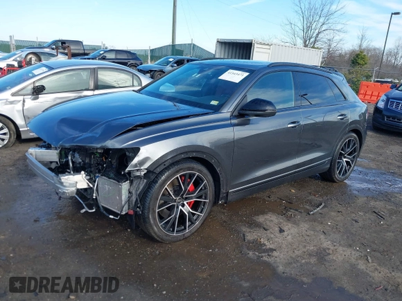 2022 Audi SQ8 Premium Plus with VIN WA1AWBF1XND024105, listed as a IAAI auction lot 41543471 with 42,388 mi miles and . Bid and sale history available at DreamBid. Image 18.