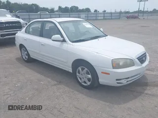2005 Hyundai Elantra GLS with VIN KMHDN46D55U169852, listed as a IAAI auction lot 42480540 with 93,199 mi miles and . Bid and sale history available at DreamBid. Image 1.