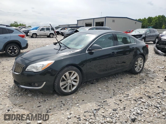 2016 Buick Regal Premium II z VIN 2G4GS5GX9G9166750, wystawiony jako Copart lot #61504015 z przebiegiem 156 258 mil mil oraz Czysty tytuł • Clean title. Historia ofert i sprzedaży dostępna na DreamBid. Obrazek 1.