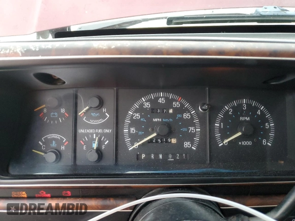 1990 Ford Bronco Custom with VIN 1FMEU15H2LLA70449, listed as a Copart auction lot 77953604 with 12,519 mi miles and Salvage Title. Bid and sale history available at DreamBid. Image 9.