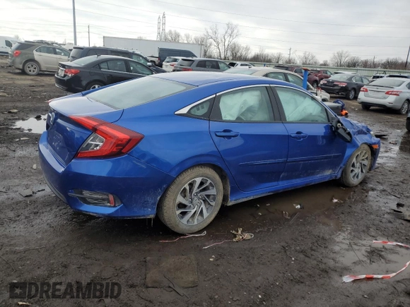 2016 Honda Civic Sedan EX with VIN 19XFC2F83GE057174, listed as a Copart auction lot 50207535 with 79,872 mi miles and Clean Title. Bid and sale history available at carsss.com. Image 3.