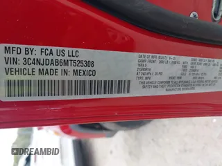 2021 Jeep Compass Sport с VIN 3C4NJDAB6MT525308, выставлен на аукционе IAAI как лот 42267541 с пробегом 107 967 миль миль и . История ставок и продаж доступна на DreamBid. Изображение 9.