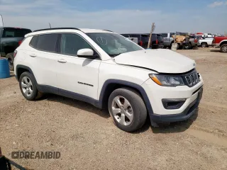 2019 Jeep Compass Altitude with VIN 3C4NJCBB5KT655117, listed as a Copart auction lot 58210845 with Not provided miles and Salvage title. Bid and sale history available at DreamBid. Image 4.