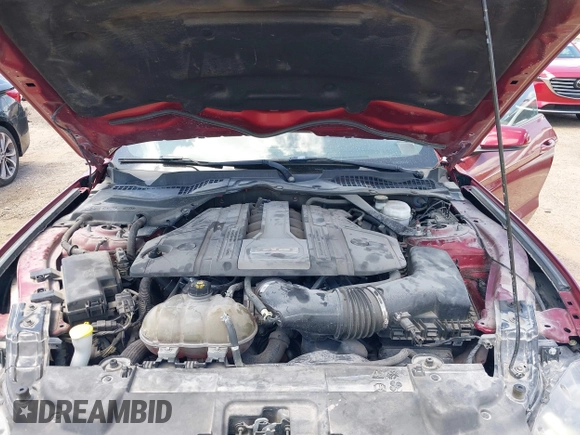 2019 Ford Mustang GT with VIN 1FA6P8CF1K5178208, listed as a IAAI auction lot 42818966 with 38,377 mi miles and . Bid and sale history available at DreamBid. Image 10.