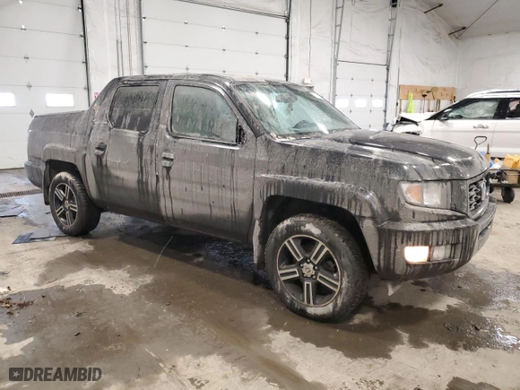 2013 Honda Ridgeline Sport with VIN 5FPYK1F72DB016397, listed as a Copart auction lot 87428034 with 122,717 mi miles and Non Repairable. Bid and sale history available at carsss.com. Image 4.