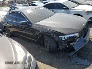 2019 BMW 5 Series 530e iPerformance with VIN WBAJA9C5XKB388307, listed as a Copart auction lot 49182735 with 73,819 mi miles and Salvage Title. Bid and sale history available at carsss.com. Image 4.