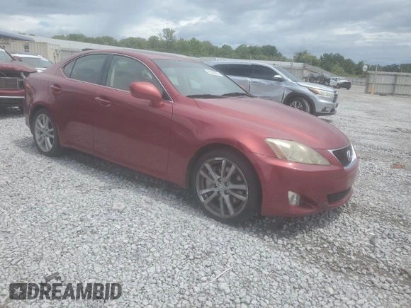 2007 Lexus IS 350 with VIN JTHBE262875014805, listed as a Copart auction lot 65208685 with 168,036 mi miles and Salvage title. Bid and sale history available at DreamBid. Image 4.
