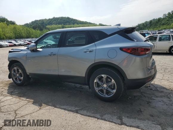 2023 Chevrolet Blazer LT with VIN 3GNKBHR4XPS171159, listed as a Copart auction lot 56434635 with 52,191 mi miles and Salvage title. Bid and sale history available at DreamBid. Image 2.