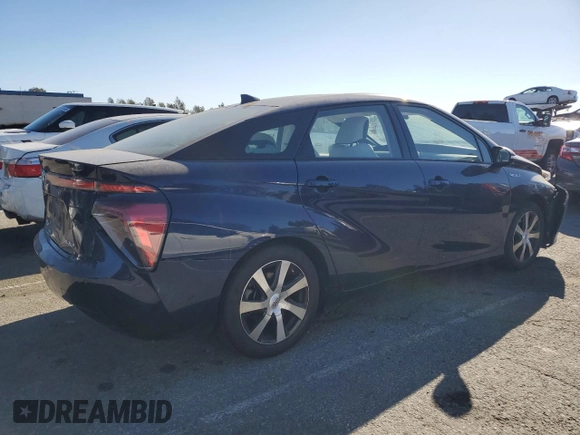 2018 Toyota Mirai with VIN JTDBVRBDXJA004177, listed as a Copart auction lot 41540795 with 66,232 mi miles and Salvage title. Bid and sale history available at DreamBid. Image 3.
