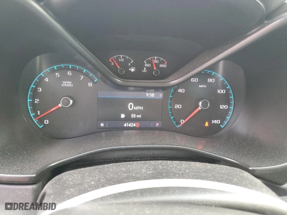 2021 Chevrolet Colorado 2WD Z71 with VIN 1GCGSDEN8M1125476, listed as a Copart auction lot 44070775 with 41,424 mi miles and Non Repairable. Bid and sale history available at carsss.com. Image 9.