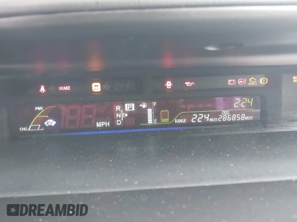 2012 Toyota Prius Two with VIN JTDZN3EU2C3184513, listed as a IAAI auction lot 41799295 with 286,858 mi miles and . Bid and sale history available at DreamBid. Image 7.
