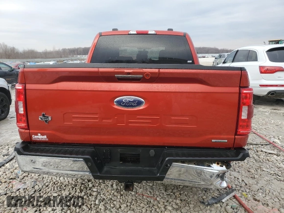 2023 Ford F-150 XL with VIN 1FTFW1E81PKD04451, listed as a Copart auction lot 47299695 with 0 mi miles and Salvage Title. Bid and sale history available at carsss.com. Image 6.
