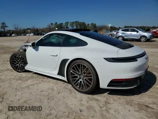 2024 Porsche 911 Carrera with VIN WP0AA2A90RS209329, listed as a Copart auction lot 43049475 with 1,785 mi miles and Salvage Title. Bid and sale history available at carsss.com. Image 2.