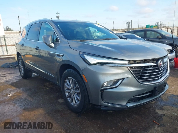 2023 Buick Enclave Essence with VIN 5GAEVAKW8PJ106619, listed as a IAAI auction lot 41919680 with 15,905 mi miles and . Bid and sale history available at DreamBid. Image 1.