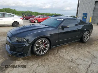 2012 Ford Mustang V6 Premium with VIN 1ZVBP8AM8C5247520, listed as a Copart auction lot 53736135 with 124,838 mi miles and Salvage Title. Bid and sale history available at carsss.com. Image 1.