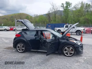 2013 Hyundai Veloster Turbo z VIN KMHTC6AE7DU106831, wystawiony jako IAAI lot #42115348 z przebiegiem 166 914 mil mil oraz . Historia ofert i sprzedaży dostępna na DreamBid. Obrazek 12.
