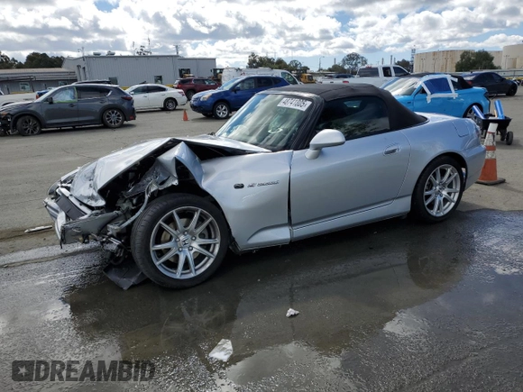 2005 Honda S2000 с VIN JHMAP21415S001004, выставлен на аукционе Copart как лот 48741805 с пробегом 54 987 миль миль и Списание • Salvage title. История ставок и продаж доступна на DreamBid. Изображение 1.