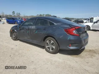 2020 Honda Civic Sedan LX with VIN 2HGFC2F63LH573744, listed as a Copart auction lot 47246025 with 199,081 mi miles and Salvage Title. Bid and sale history available at carsss.com. Image 2.